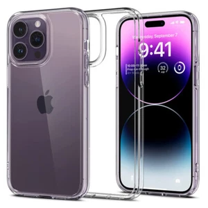 Silicone Case For iPhone 15 14 Pro Max 12 13 11 XR 8 SE Clear Shockproof Cover - Picture 1 of 13