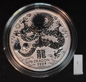 Moneda de plata Australia Año Lunar del Dragón 2024 2 oz #1 Serie III - Imagen 1 de 2