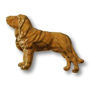 Bloodhound Pin - 24K Gold Plated - Picture 1 of 2