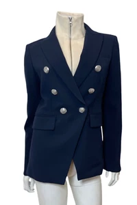 Giacca/Uptown Dickey Veronica Beard Miller colore blu navy/argento/avorio taglia 2 - Foto 1 di 10