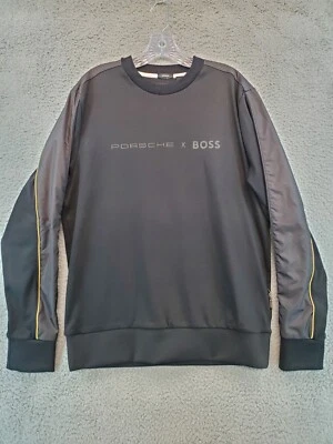 Porsche X Boss Men’s Sweatshirt Size Medium Black - Image 1 of 4