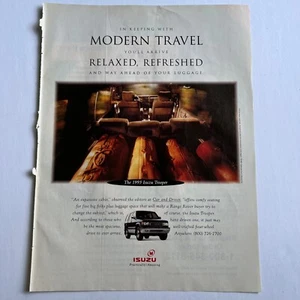 Vintage Isuzu Trooper Magazine Print Ads Full Page Color Advertisement 1993 - Picture 1 of 6