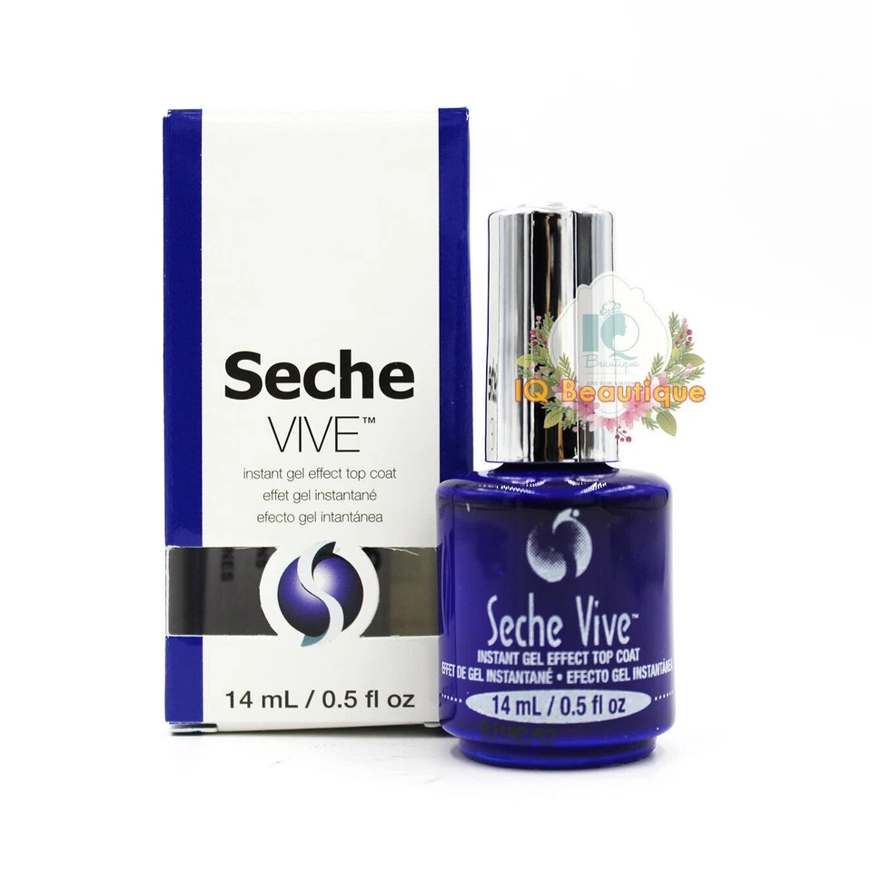 Лак для ногтей Seche Vive Gel Effect Top Coat 14 мл/0,5 унции  - Изображение 1 из 1