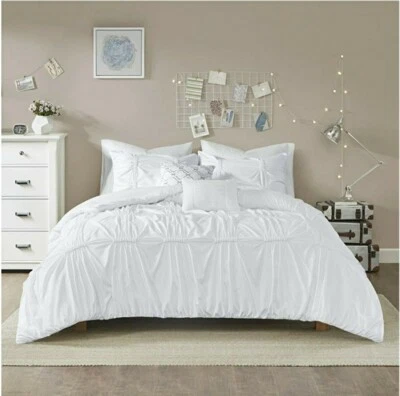 Intelligent Design Benny 5pc Full/Queen Comforter Set - White - Image 1 of 4