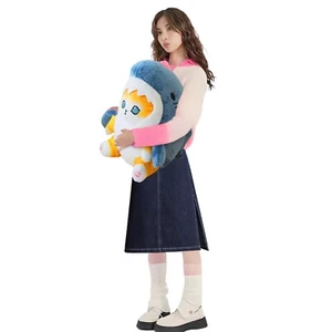 Kawaii Shark Cat Plush Toy Stuffed Animal Doll, Cute Soft Pillow Stress Relea... - Picture 1 of 7