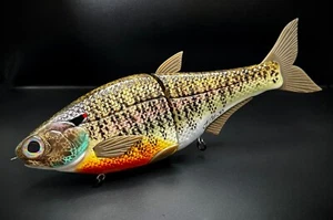 HINKLE SHAD CLONE CUSTOM BLUEGILL SWIMBAIT 9" SWIMBAIT PREMIUM GLIDE BAIT - Picture 1 of 5