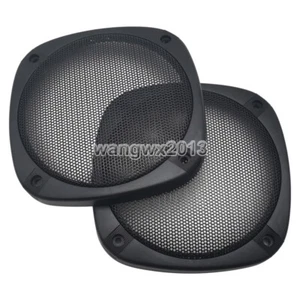 Cubierta de altavoz de 5" pulgadas 137x137 mm círculo decorativo rejilla de malla metálica - Imagen 1 de 6
