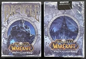 Bicicleta World of Warcraft Wrath of Lich King jugando a las cartas - Imagen 1 de 2
