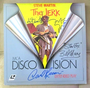 "The Jerk" LD signed by Steve Martin, Bill Macy, M. Emmet Walsh, & Carl Reiner - Picture 1 of 2