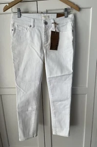 Jeans al tobillo Coldwater Creek blancos talla 4P nuevo con etiquetas - Imagen 1 de 5