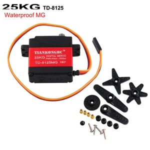 TD-8125 25kg drehmomenthohes Metallgetriebe Digital Servowinkel steuerbar wasserdicht - Bild 1 von 9