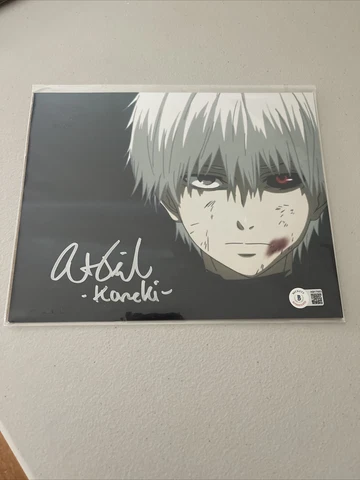 Austin Tindle Auto - TOKYO GHOUL "Ken Kaneki" Signed 8x10 Beckett Authentic Cover