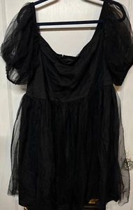 Paket 3879 - schwarzes Damenkleid von SHEIN CURVE - Größe 2XL - Bild 1 von 3