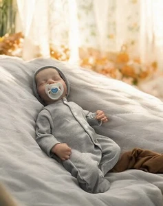 Wooroy Realistic Reborn Baby Doll Full Vinyl Lifelike Body 18 Inch Boy Male NEW - Picture 1 of 17