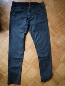 Hose Gr. 32 inch Gr. 48/ M Baumwolle Elasthan oliv khaki * neuwertig - Bild 1 von 12