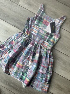 Ralph Lauren Polo Girl's Multicoloured Patch S3 Concept Dress - Age 6 - New Tags - Picture 1 of 13