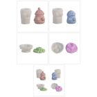 Resin Crafts Molds Fireplace Decoration Molds Silicone Material for DIY Crafts