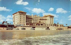 Postal FL: Daytona Plaza Hotel, Daytona Beach, Florida, años 50 - Imagen 1 de 2