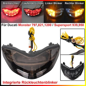 Intermitente de luz trasera integrado para Ducati Supersport 939 950 / Monster 797 1200 - Imagen 1 de 21