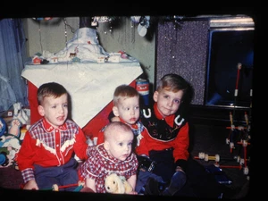 1950s 1960s 280+ BOWER Family Slides Picture Photos Mansfield Ohio Children Kids - Picture 1 of 12