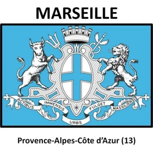 MAGNET - BLASON - MARSEILLE- PROVENCE-ALPES-COTE D'AZUR (13) - FRANCE - Picture 1 of 1