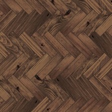 1:12 Scale A3 Size Dark Parquet Flooring Card Tumdee Dolls House DIY757b Paper