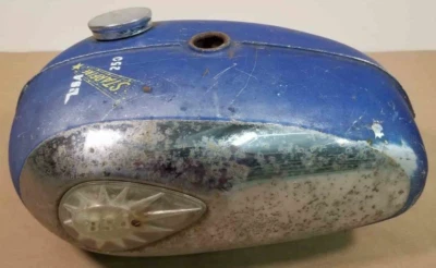 BSA STARFIRE Roadster & Scrambler C15 250 tanque superior vinilo calcomanía pegatina 1960-63 Foto 1 de 4