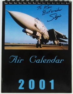NASA Air Calendar 2001 Sergio Maraschin Fighter Jets Airplanes Military signed - Picture 1 of 10