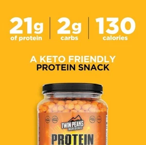 Twin Peaks Low Carb, Keto Friendly Protein Puffs, Nacho Cheese - Picture 1 of 1