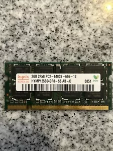 HYNIX 2GB 2Rx8 PC2-6400S-666-12 HYMP125S64CR8-S6 Untested- Sold As Is - Picture 1 of 2
