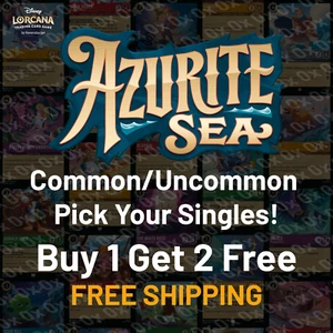 Lorcana Azurite Sea | BUY ONE GET TWO FREE | FREE SHIPPING | Common Uncommon - Picture 1 of 127