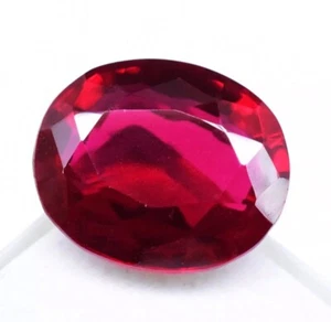 Rare 17.90 Ct Loose Blood Red Mozambique Ruby Like Corundum Heated Gemstone - Picture 1 of 8