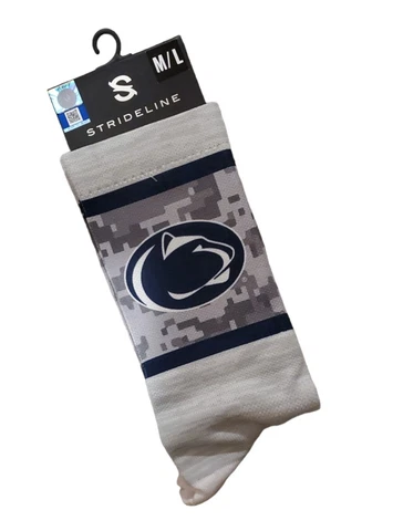 Penn State Nittany Lions Socks Strideline Crew Premium Licensed Athletic Wear Cover