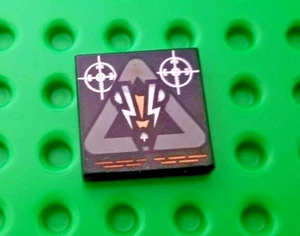 NEW LEGO Crosshair Tile Space Mars Insectoid Control Radar Panel Minifigure 2x2 - Picture 1 of 1
