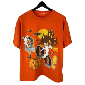 Camisa Gráfica Vintage Años 90 Halloween BOO Fantasmas Calabazas Dibujos Animados Talla L - Imagen 1 de 8