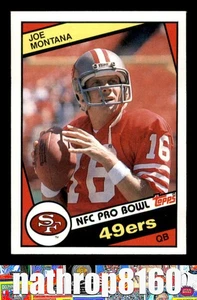 1984 Topps #358 Joe Montana HOF Football NM/NM+  San Francisco 49ers 8720 - Picture 1 of 4