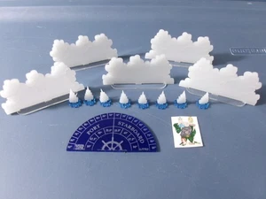 =Axis Allies War at Sea 5 Smoke Screen tokens 8 Splash tokens and templet= - Bild 1 von 1