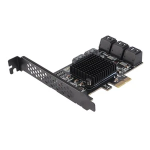 PCIE Card Built In PCI‑E 1X Interface 8xSATA3.0 Output Interfaces Expan Hot - Afbeelding 1 van 22