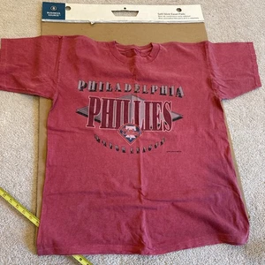 Vintage 1995 MLB Philadelphia Phillies MLB Henry Aaron T-Shirt Men’s XL No Tag - Picture 1 of 7