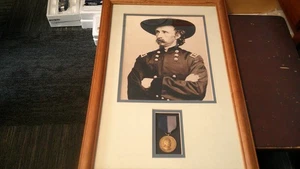 Civil War Medal in 13x18 Frame With Malice Toward None With Charity For All #UPC - Picture 1 of 7