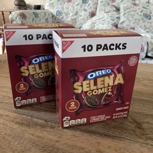 Selena Gomez Oreo Cookies Ltd Schokolade Zimt 2 Schachteln (je 10 Packungen) 10,2 Oz - Bild 1 von 4