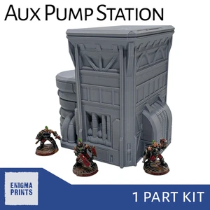 Aux Pump Station - 28mm 3D Printed Imperial Terrain for Tabletop Wargaming - Picture 1 of 7
