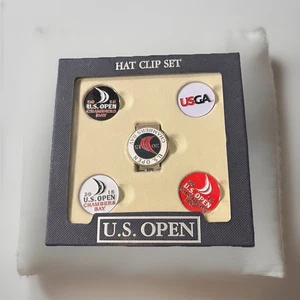 2015 US Open at Chambers Bay Hat Clip Set 5 piece - Picture 1 of 2