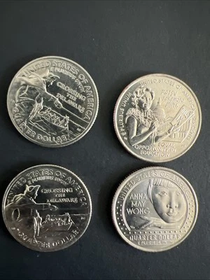 State Quarters, Years 1999, 2000, 2002, 2003, 2004, 2005, 2006, 2007, 2008 - Image 1 of 4