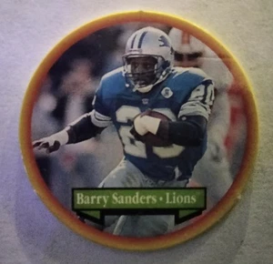 1994 Pinnacle Tombstone Pizza Discs Barry Sanders #4 - Picture 1 of 2