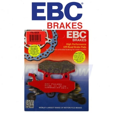 EBC Front Left X Series Carbon Brake Pads for 2006-2007 Yamaha YFZ450 Bill mw - Image 1 of 4