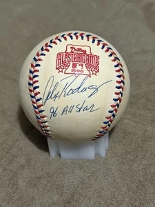 Juego de estrellas 1996 ASG Alex Rodríguez firmado béisbol Beckett BAS - Imagen 1 de 5