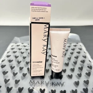 MARY KAY TimeWise Foundation Matte Wear Liquid Ivory 6 #038755 FAST SHIP - Picture 1 of 2