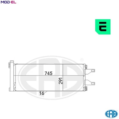 CONDENSER AIR CONDITIONING 667023 FOR PEUGEOT MANAGER/Platform/Chassis/Van/Bus - Image 1 of 4