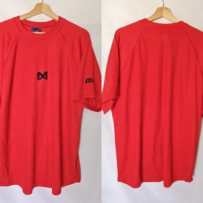 Camisa No Fear Roja Negra De Colección Años 90 Logo Borroso XL Manga Corta Poliéster Foto 1 de 4